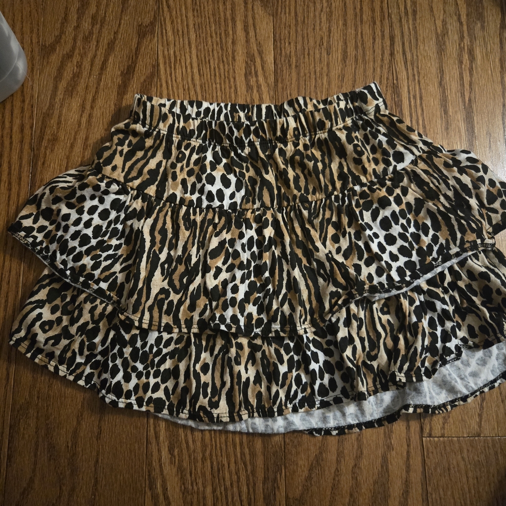 Gymboree Animal Print Tiered Skirt